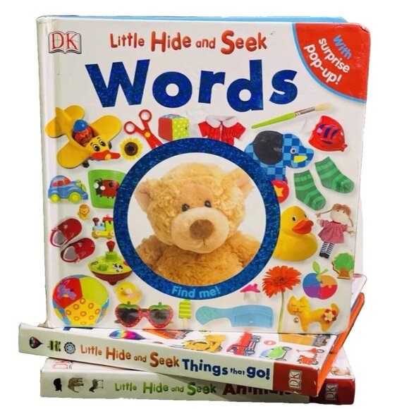 DK Little Hide And Seek Childrens Board 3 Book Set With Surprise Pop-Up - Picture 3 of 14